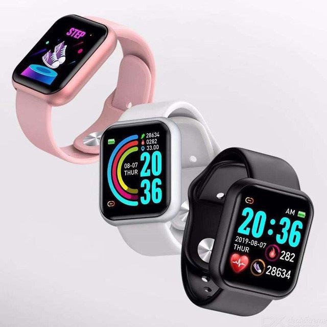 Smartwatch d20 Relógio digital Esportivo Inteligente bluetooth