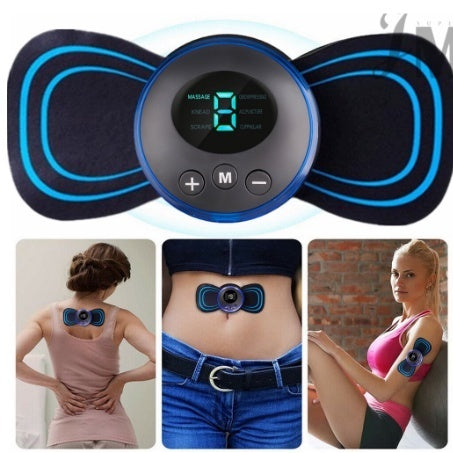 Mini Massageador Elétrico Portátil Cervical EMS