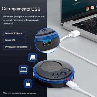 Mini Massageador Elétrico Portátil Cervical EMS