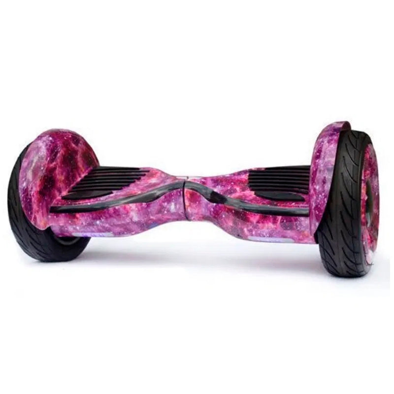 Hoverboard 6.5 Roxo Galáxia Hoverboard Oficial Bluetooth Led Lateral E Frontal