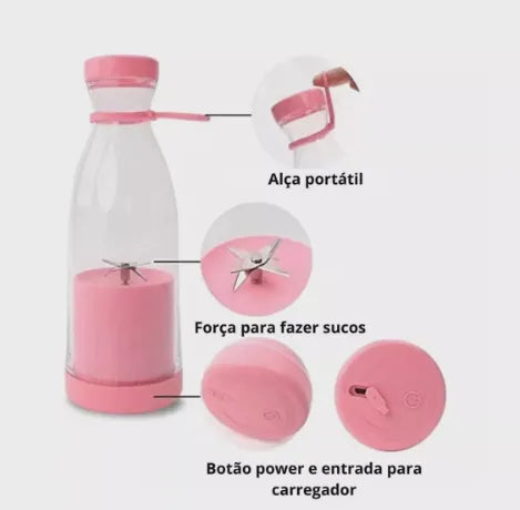 Liquidificador portátil genérico Mini elétrico para smoothie, fabricante de frutas / mixer e garrafa de shake de proteína