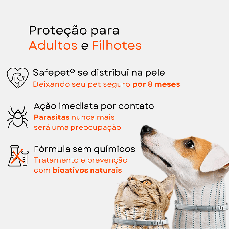 Colar Anti Pulgas e Carrapatos - eletrogiga