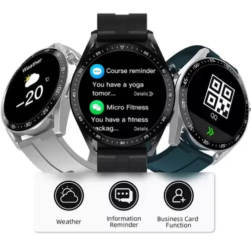 Relogio Smartwatch Hw3pro Android IOS Bluetooth Esportivo HD NFC